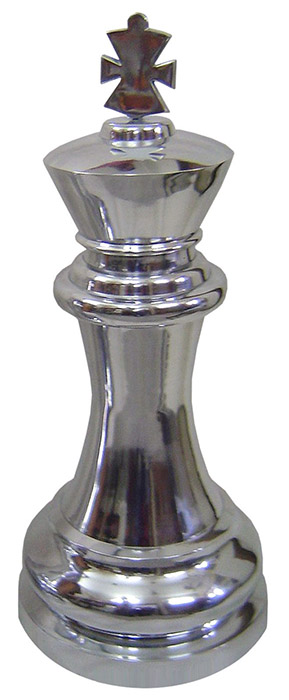 Aluminium King Chess Piece